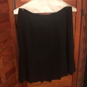 Romeo Gigli Black pleated skirt & silk top